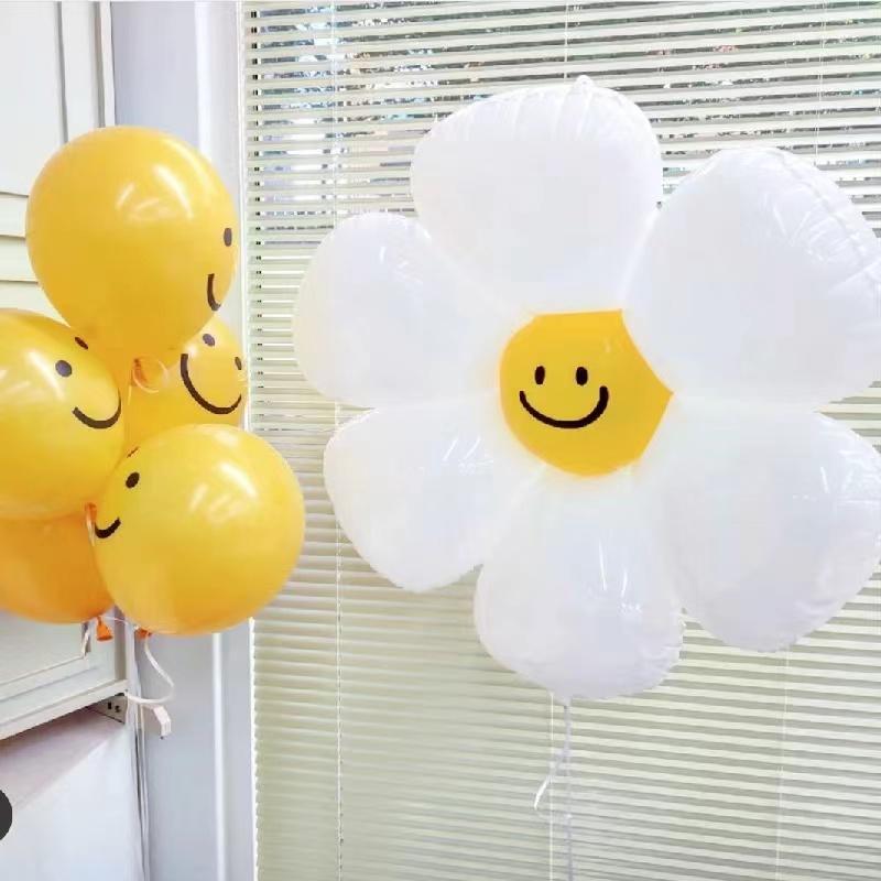 INS Wind Little Daisy Geburtstag Ballon Set Sonnenblumen Ballon Geburtstag Arrangement Geburtstag Ballon
