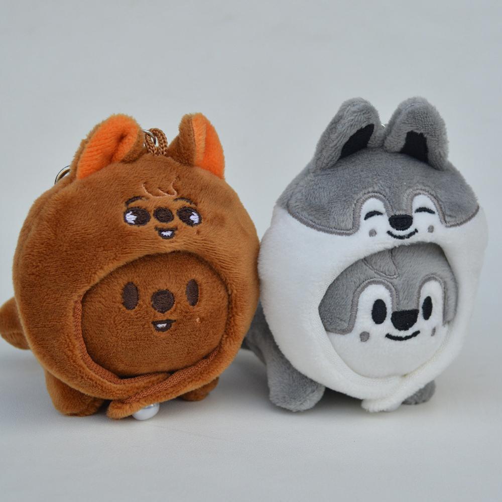 Stray Kids Plush Toy Cartoon Plush Keychain Backpack Ornament Felix HyunJin Chan Jisung Woojin Fans Gifts