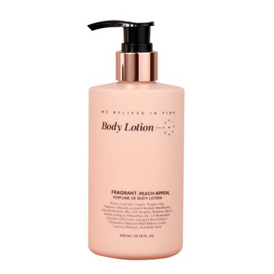 Pink Rosa Perfume Body Lotion Recommended Peach Appeal 300 мл Ароматний лосьйон для тіла Peach Fragrance, 1 шт., 300 г
