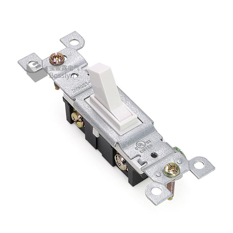American Standard Single Control Rocker Light Switch for North & South America Household Wiring