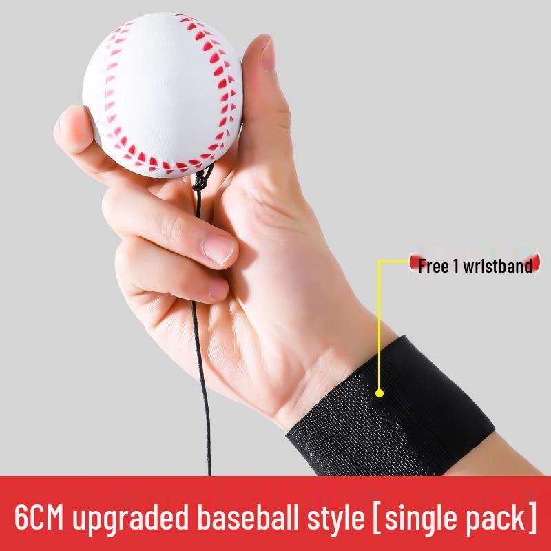 Children's Elastic Wrist Bouncing Ball - Hand-Toss Jumping Exercise Toy for Reaction and Fitness