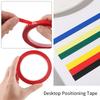 1 Rotolo 3/5/8mm Larghezza Nastro di Posizionamento per Scrivania Multicolore Impermeabile Isolante Nastro Segna-Tracce Senza Residui Griglia Linea Disegno Ufficio