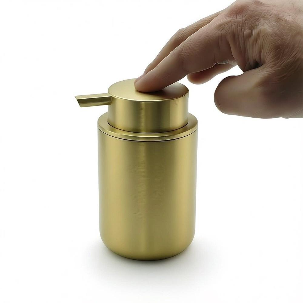 Dispenser per Sapone in Acciaio Inossidabile a Prova di Perdite 160ml Contenitore per Sapone da Piatti Dispenser per Sapone per le Mani Bagno
