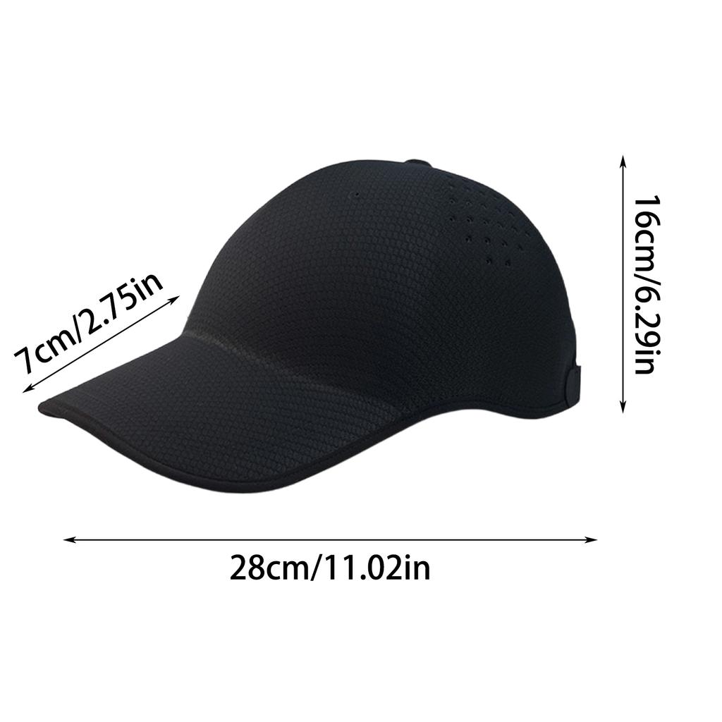 New Product, One-piece Molded Baseball Cap For Men, Seamless, Quick-drying, Breathable Outdoor Hat