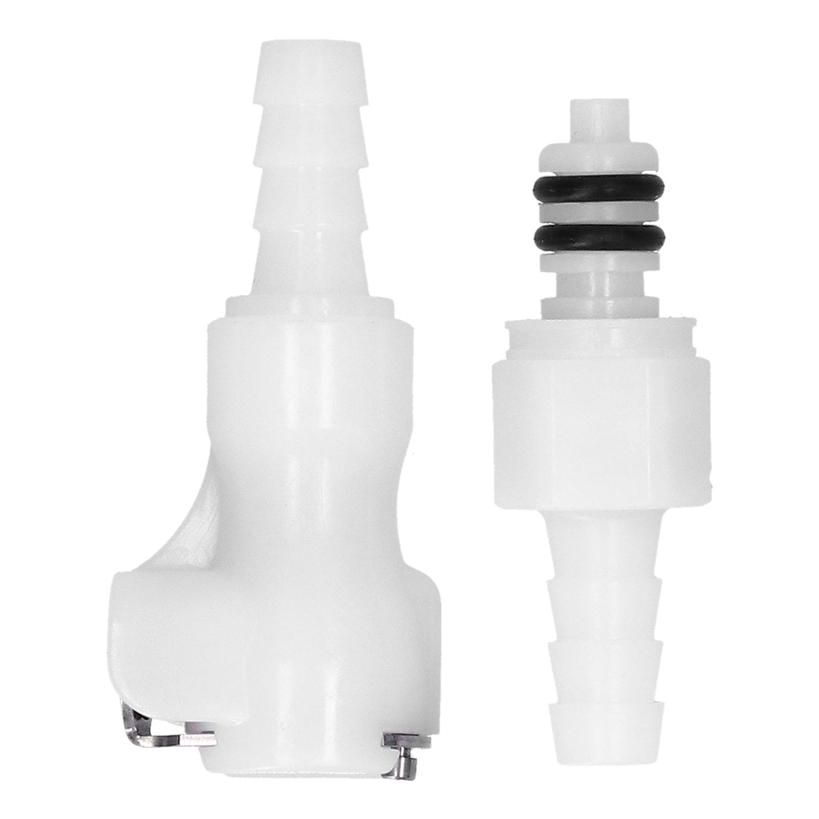 

1 4in Quick Connector Food Grade Plastic 120PSI Beer Connector With Shut Off Tube Fitting
