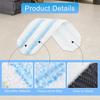 Reusable Washable Flat Mop Cleaning Pads Compatible with O-Cedar H2Pro Replacement Microfiber Mop Cloths for Efficient Floor Cleaning and Maintenance