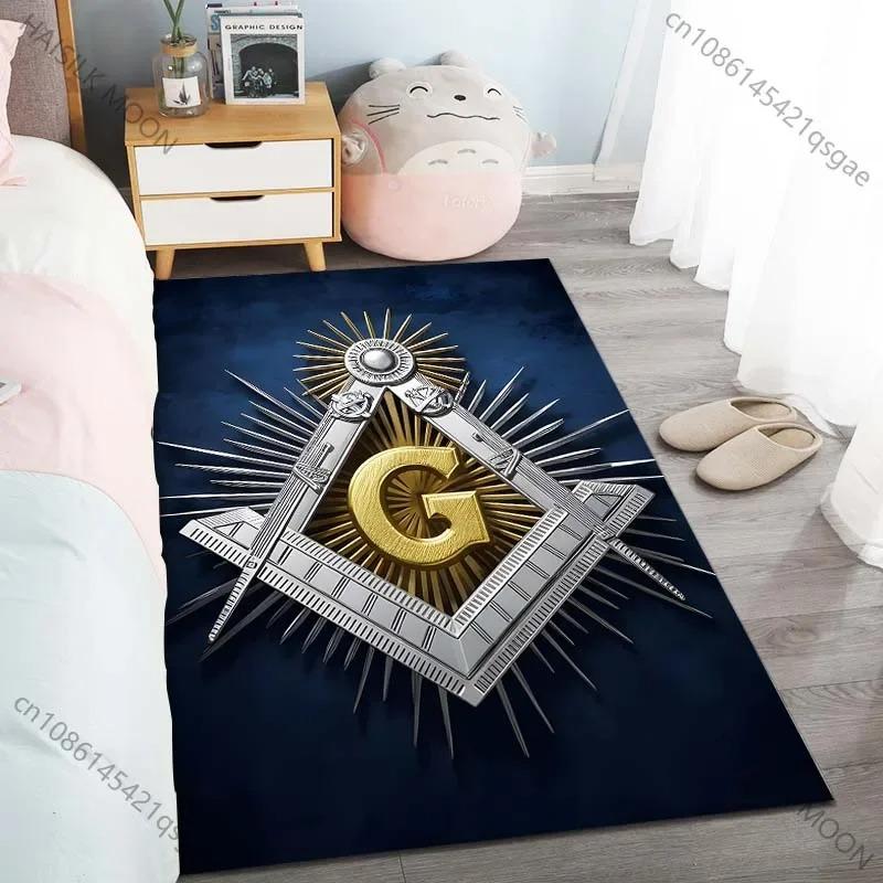 Esoteric Symbol Carpet Mat Rug Home Decoration Masonic Eye Occult Pattern Floor Mat Bedroom Decor Carpets for Living Room