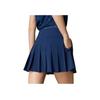 Adidas Originals SS25 Pleated Fashion Soft Comfortable Versatile Casual Skirt Women skirts Night-Indigo JC6771
