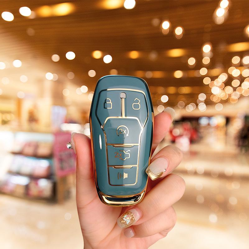 Ford Taurus TPU Key Case Full Coverage Shell - Mustang Compatible, Unisex Design