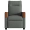 VidaXL Reclining Massage Chair Dark Grey Fabric, Massage Chair, Armchair, Sofa Armchair, Office Chair 4104818