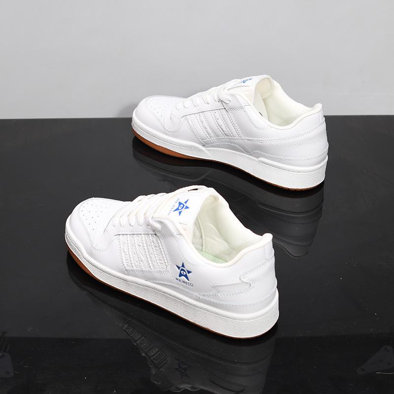 

Spring new thick-soled heightening casual shoes genuine leather couple breathable board shoes MY 35