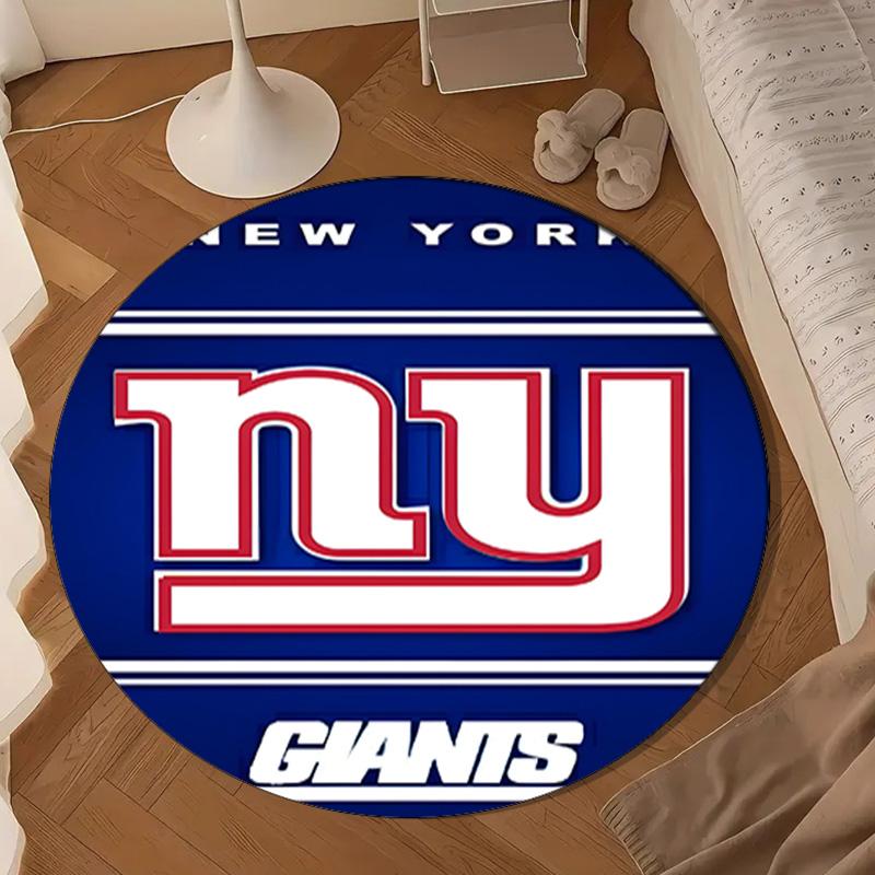 New York Giants Helmet Round mat, Anti-slip Circle Carpet Chair rug For livingroom,Bedroom, doormat home decor Gift Christmas Gifts