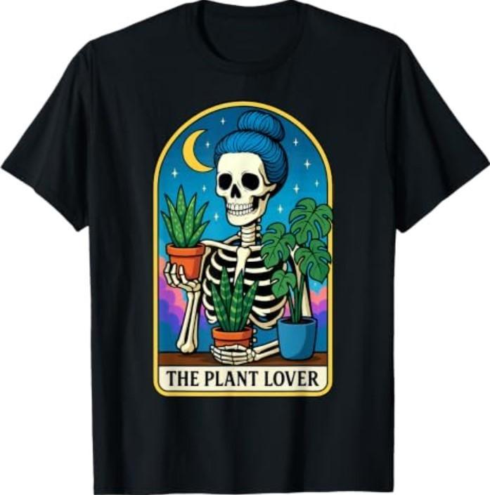 The Plant Lover Tarot Card T-Shirt