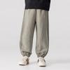 Duoduojia Boys' Breathable Lyocell Linen Casual Jogger Pants