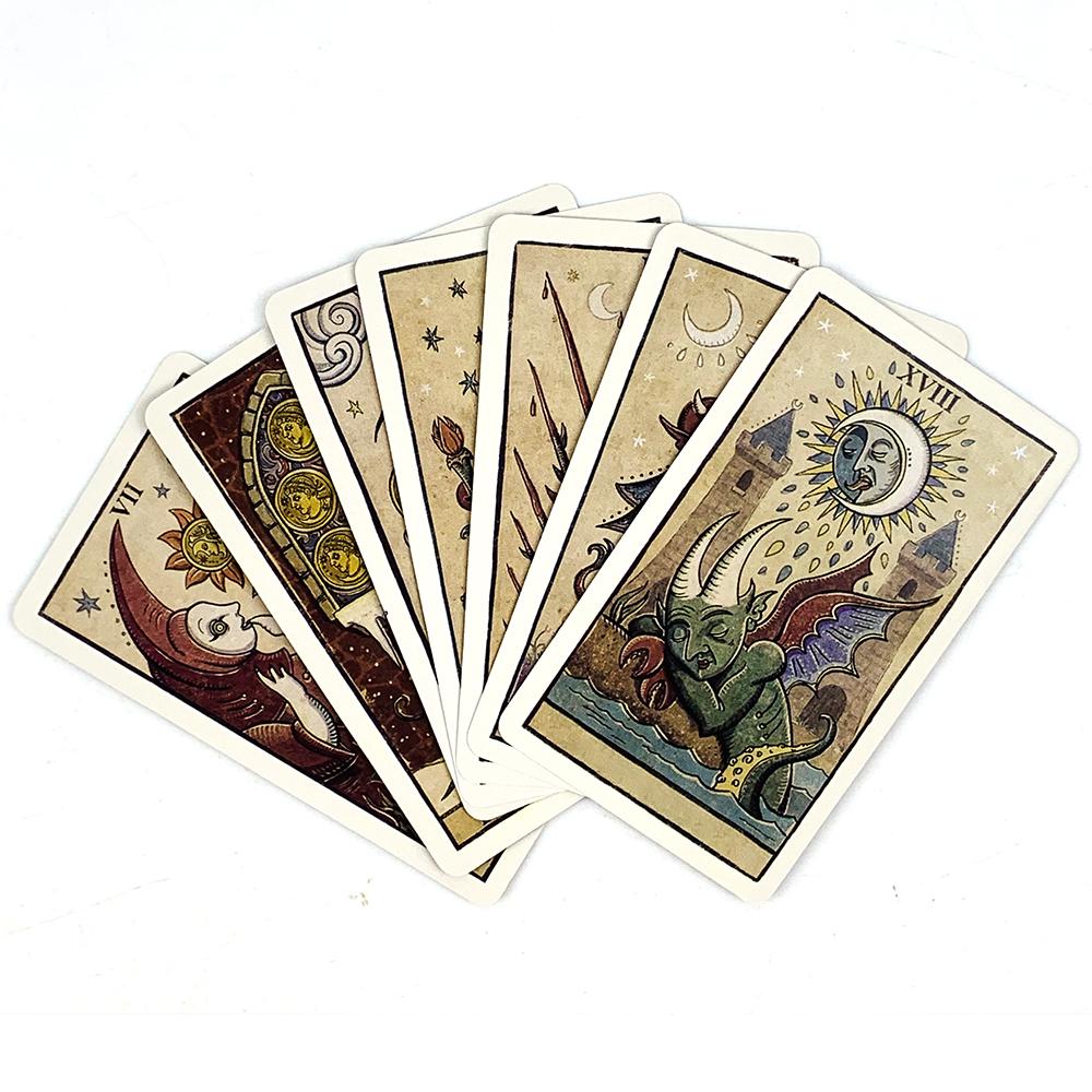 Hot-selling Tarot Cards English Version Fate Divination Edition Cards Game Family Gathering Board Games,Halloween Christmas Gift