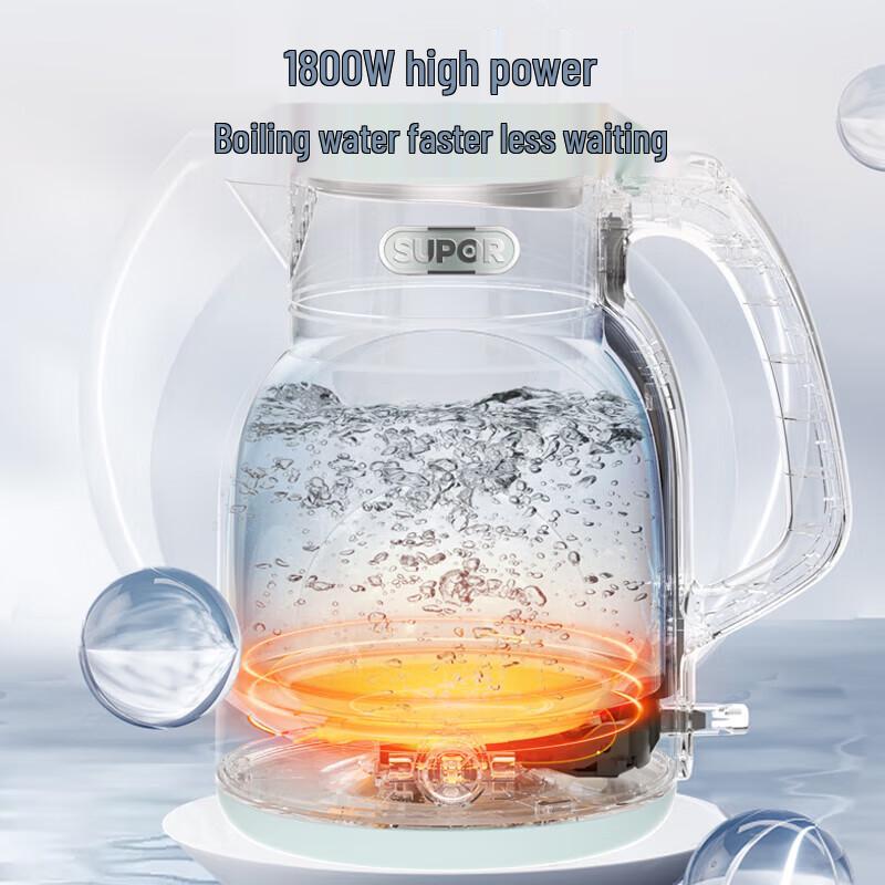 SUPOR 2L 316L Stainless Steel Electric Kettle CN Plug (adapter Included)