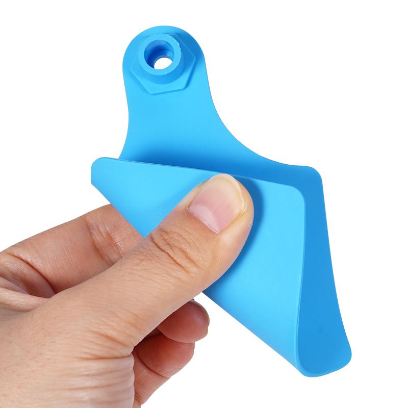 100Pcs Cow Ear Tag Large Size 105x75mm Animal Identification Card Label without Words Livestock Ear Tag Marker Signage