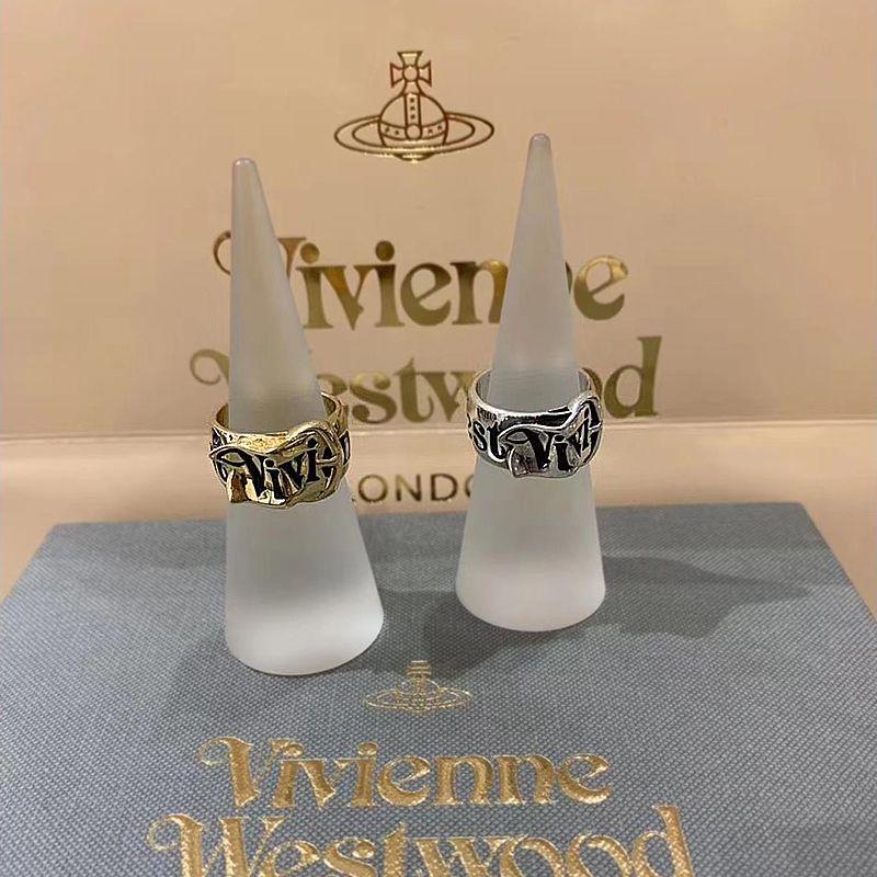 Gürtelschnallenring Nischendesign Klassisches LOGO Schwarz gefärbtes Metall Retro-Trend Punk Paar Hip-Hop-Stil Ins