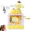 Heidi Rabbit Music Box With Big Ears Hand-Cranked Desktop Ornament Compatible With Home Decor