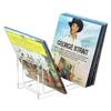 Clear Vinyl Record Stand Holder for Desktop Album Storage Acrylic Vinyl Record Shelf Display 50 LPs