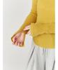 FRAY Mohair Knit Pullover FWNT245083 YEL I.D. Women's Open-Back
