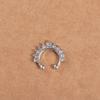Unisex Trendy Punk U Shape Metal Geometric Body Jewelry Bear Nose Cuff Nose Stud Fake Nose Ring