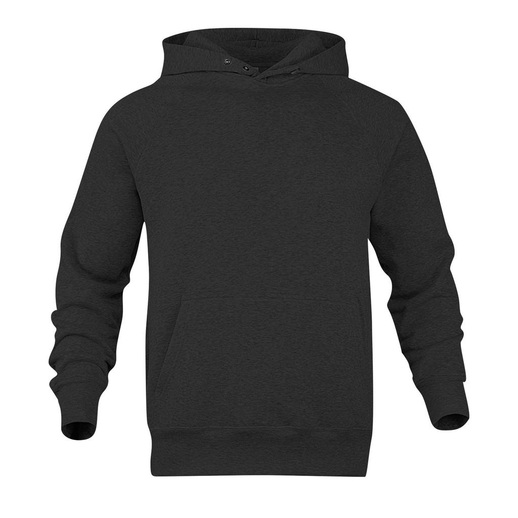 Men's Casual Fleece-Lined Hoodie With Drawstring - Pullover Sweatshirt Athletic Long-Sleeve Shirt