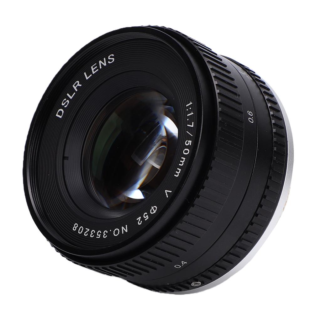 50mm F1.7 Festbrennweite Objektiv Passend für Pentax K1 K 1 Mark II Vollformatkamera Große Blende Manueller Fokus Kameraobjektiv Ersatz
