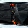 2pcs DIY Honeycomb Image Car Window Pillar Sticker Cool Car Sticker Vinyl Sticker Suitable For Car Door Pillars