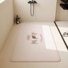 Cartoon Cute Bathroom Anti-slip Mat Children's Shower Room Bath Anti-fall Suction Cup Pad Household Toilet Floor Mat