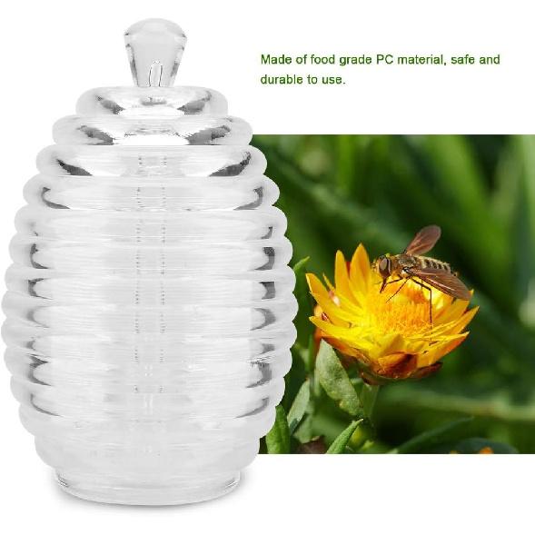 Honey Container Beehive Honey Pot Transparent Honey Jar Honey Jar, Honey Pot, for Home Kitchen