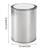 Empty Paint Cans With Lids Paint Unlined Storage Containers Empty Metal Multipurpose 0.5L Cans With For Arts And Crafts Projects