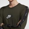 Nike Men's Logo Long-Sleeve T-Shirt Olive CI6215-355