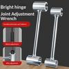 Double Head Door Hinge Repair Spanner Hinge Gaps Repair Hand Tools Labor-Saving Wrenches For Home For Rounded Bolt
