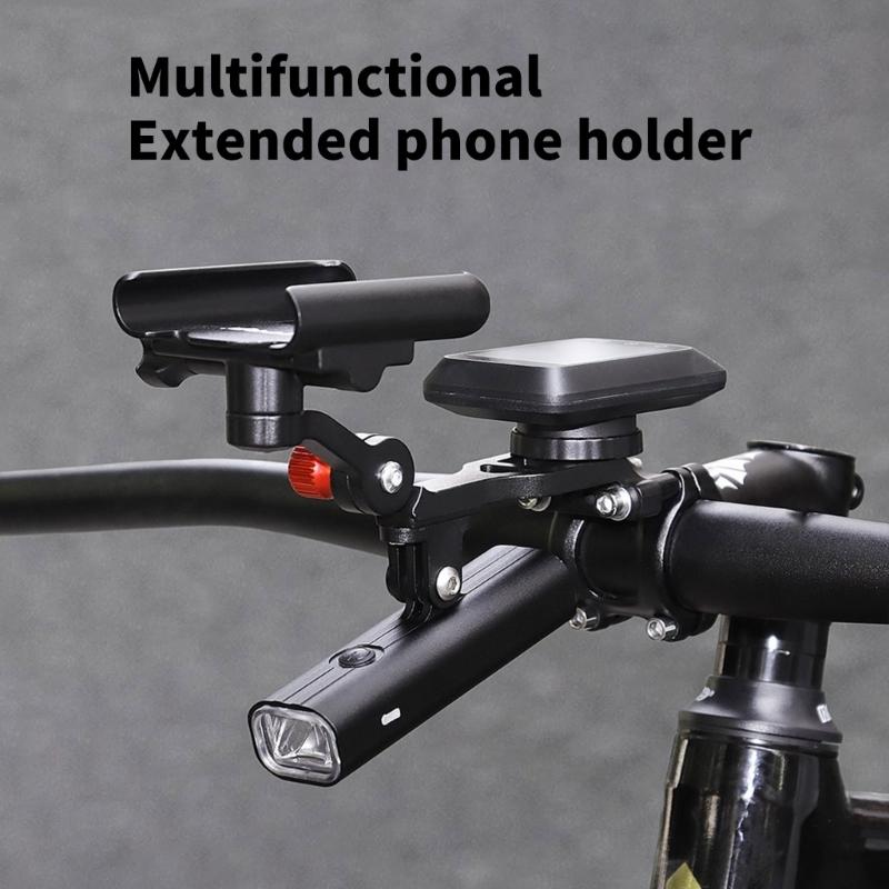 Cycling Stopwatches Rack Bicycles Handlebars Extension Stand Phone Stand Computer Mount Rack Light Stands Enduring
