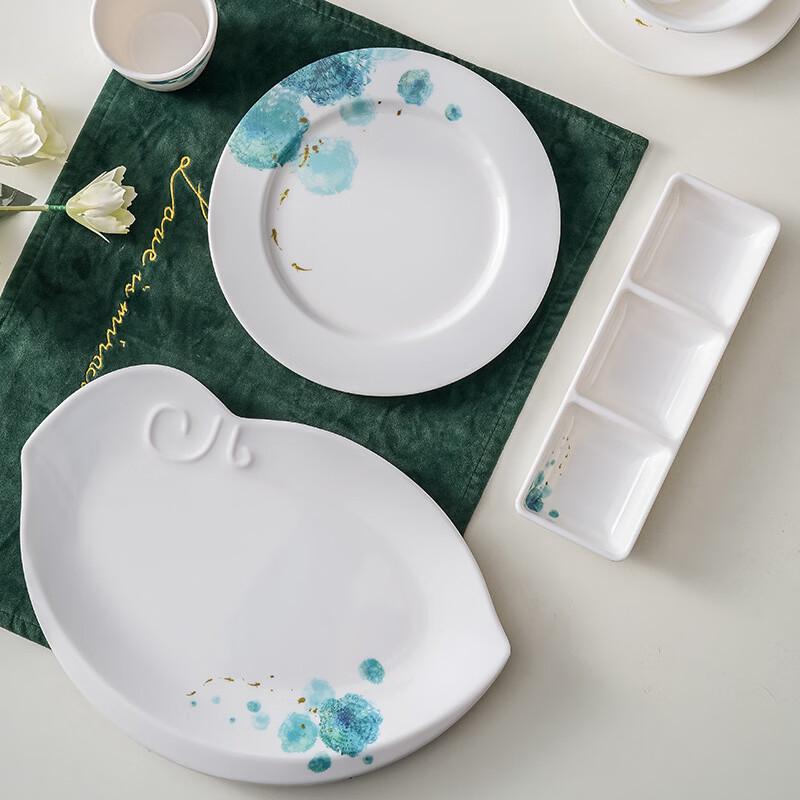 ZISIZ Huayao Melamine Dumpling Plate