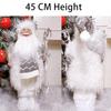 ABXMAS New Year 2024 Christmas Decorations For Home 45cm Santa Claus Doll Children Gifts Christmas Xmas Tree  Ornaments Navidad