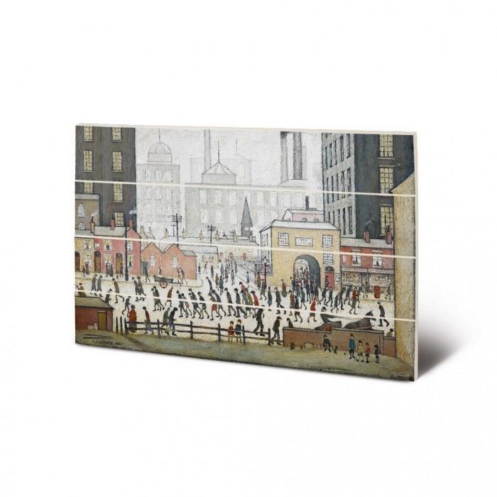 L.S.. Lowry Coming From The Mill 1930 Plate