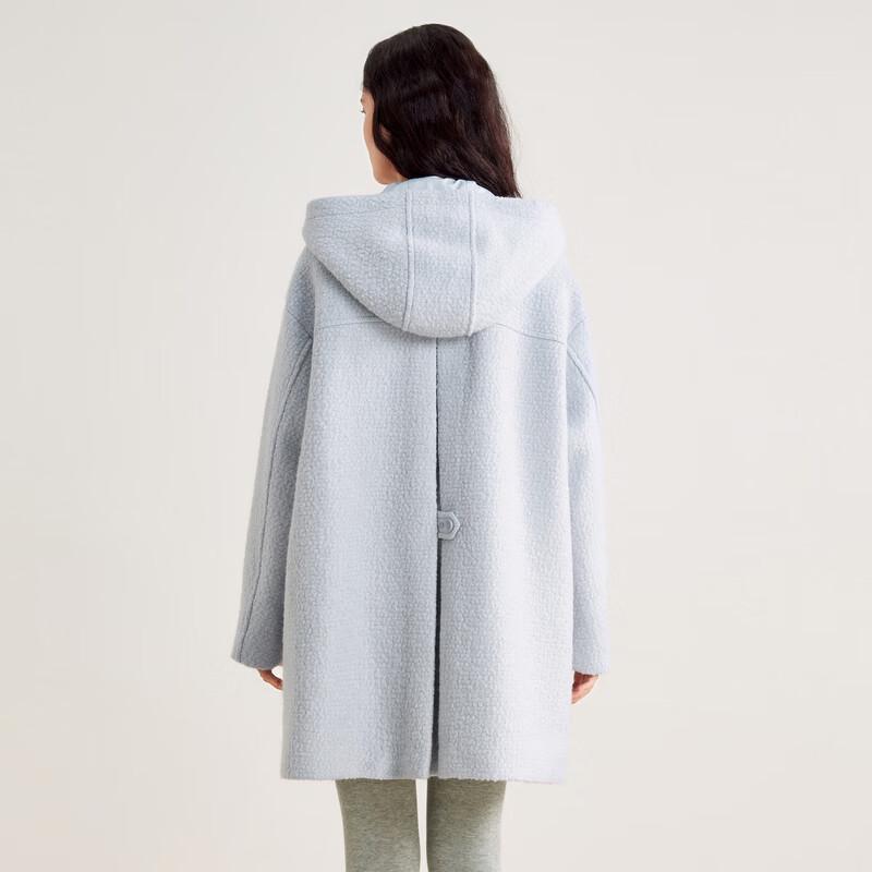 LEDIN Korean Style Petite Hooded Coat