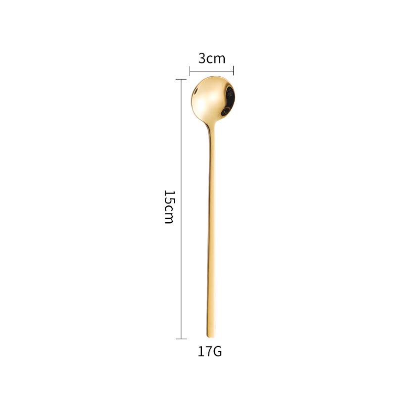 304 Stainless Steel Coffee & Dessert Stirring Spoon