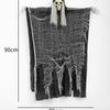 Large Grim Reaper Skull Hanging Ghost for Halloween Decor - Perfect for Haunted House, Courtyard, Porch, or Escape Room Scene Settings