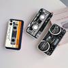 Vintage Boombox Tape Transparent Phone Case for Motorola Moto G7 G8 G9 G84 G85 G73 G24 G15 Z2 Play Power Plus