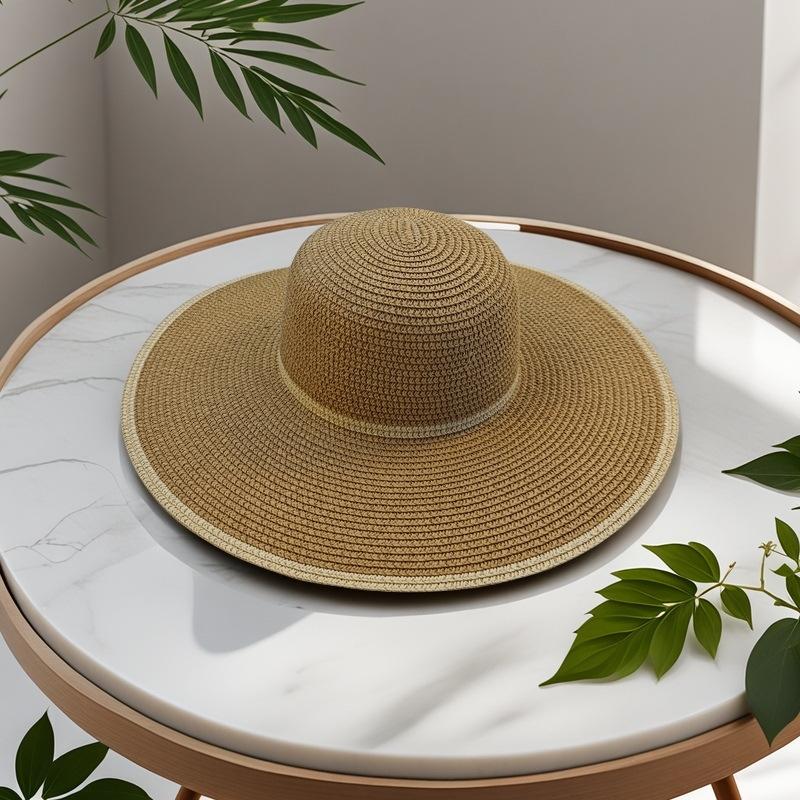 

Summer straw woven bag women s large-capacity seaside tote bag vegetable basket new beach bag shoulder armpit bag handbag size [45 * 30 * 27]