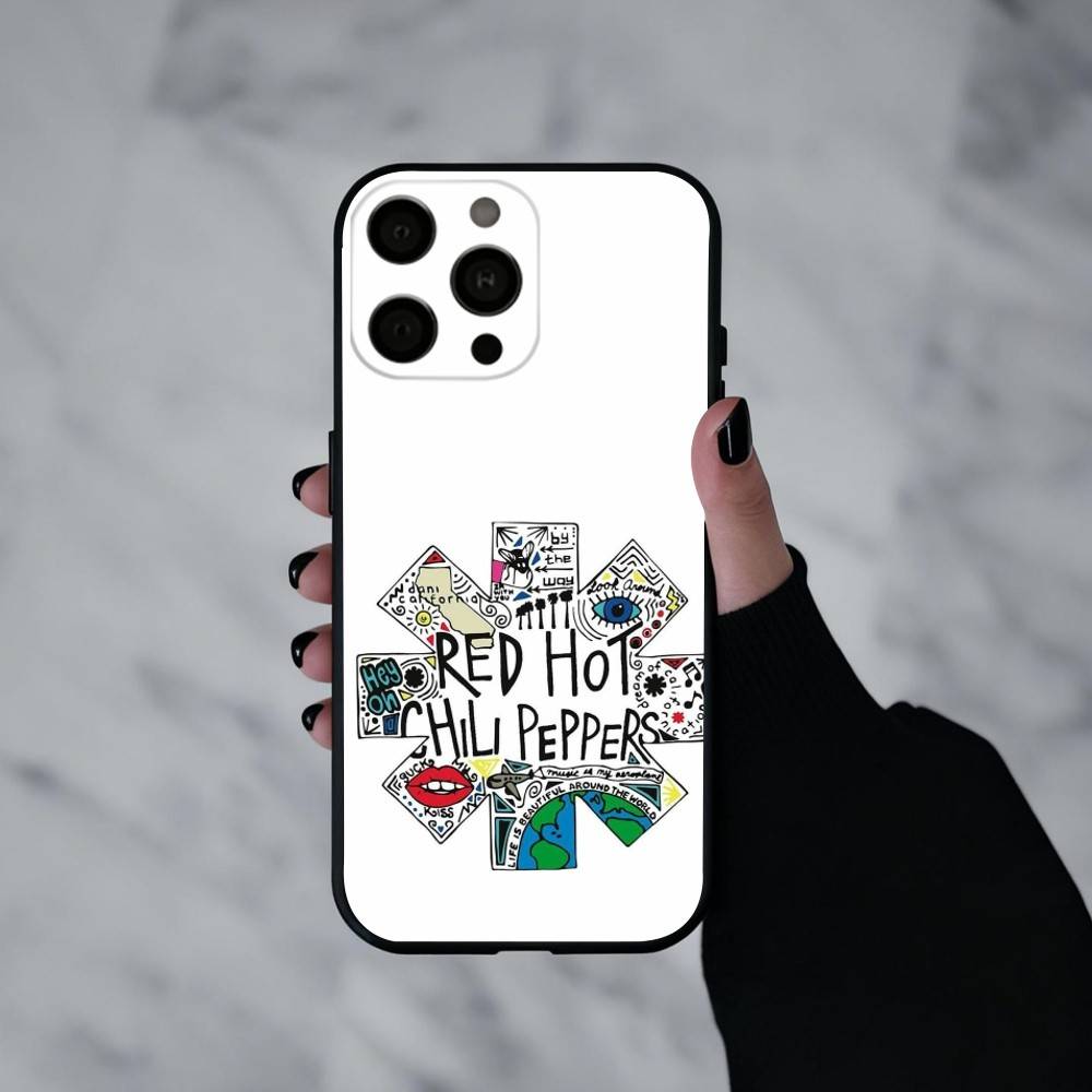 U-Unforgettable Red Hot Chili P-Peppers Bnd   Phone Case For iPhone 17pro, 16,15,14,13,12,11 X XR Plus,Others Soft Black Cover