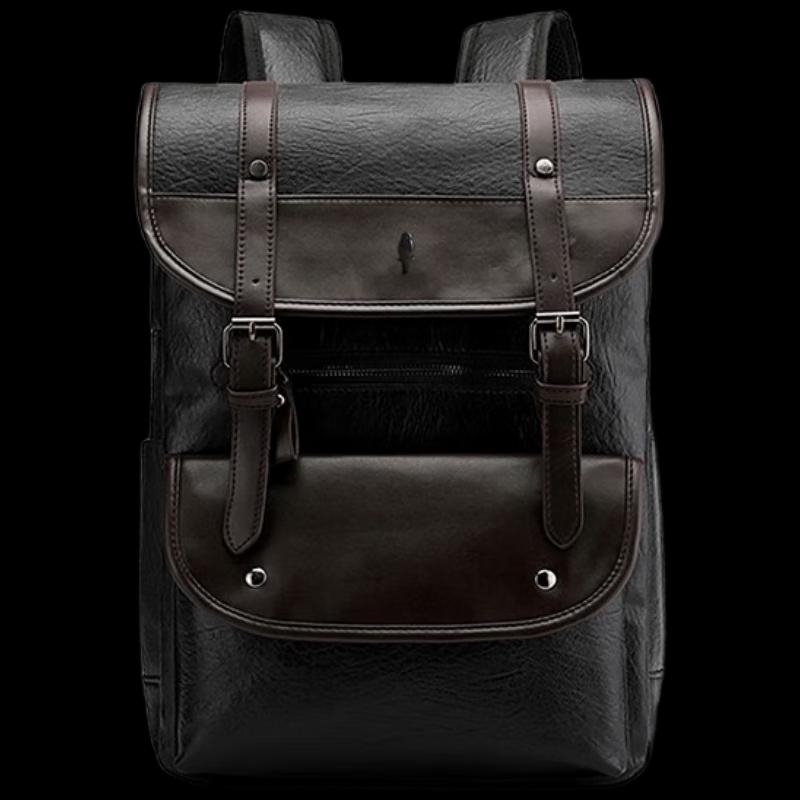 ZMN Woodpecker Business Casual Leather Backpack