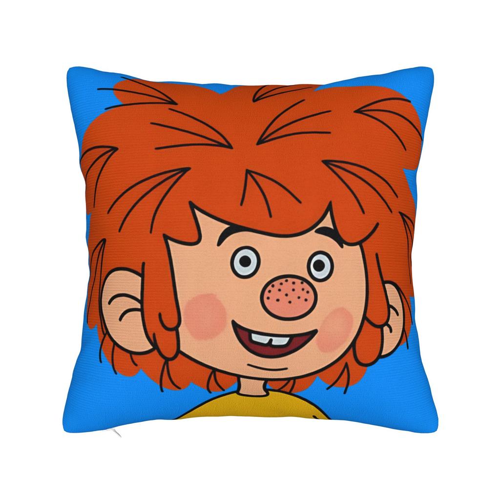 P-Pumuckls Pillow Case Cute Funny Pillow Cover Square Pillowcases For Office Car Home Decor