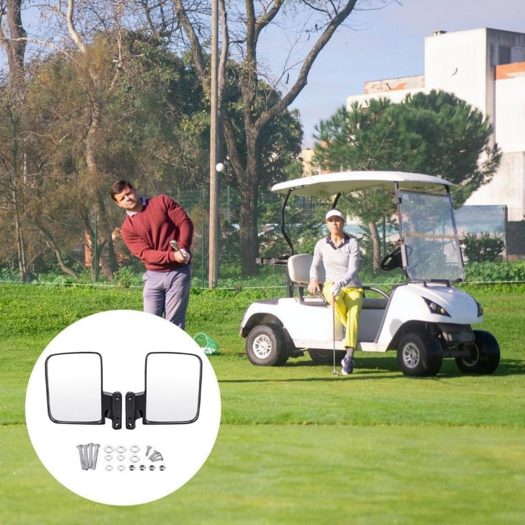 Espelho Retrovisor Magnético para Tratores, Carrinhos de Golfe, Veículos de Campo e Empilhadeiras