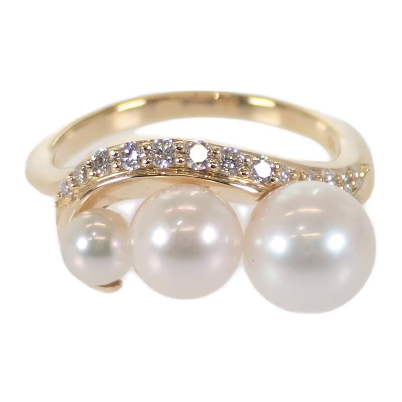 STAR JEWELRY #13(JP Size) Ring K18 Yellow gold/Pearl Women