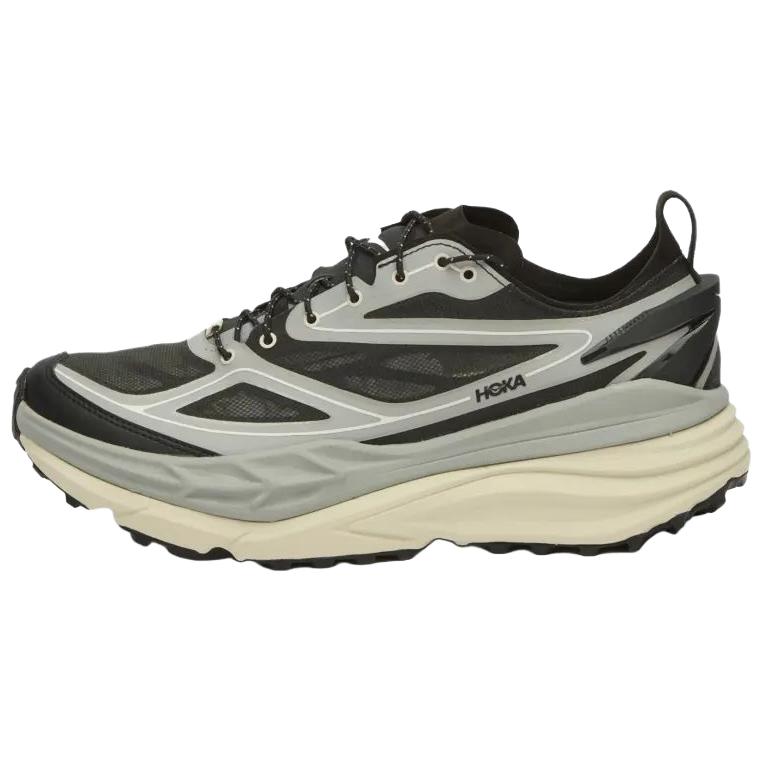

HOKA ONE ONE Stinson One7 Trail Running Shoes Unisex Black Gray 1168931-SGS 40⅔