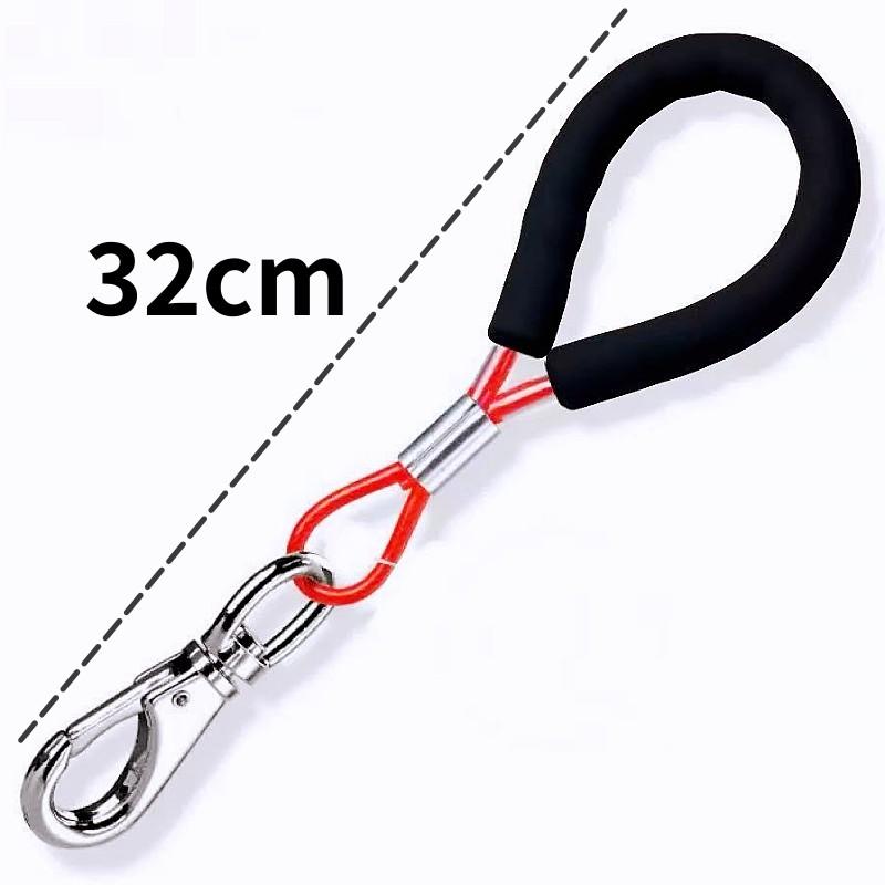Dog Leash Short Leash for Dog Walking Elastic Spring Dogs Leashes Explosion-proof Rope Leads Comfortable Handle Dogs Short Chain